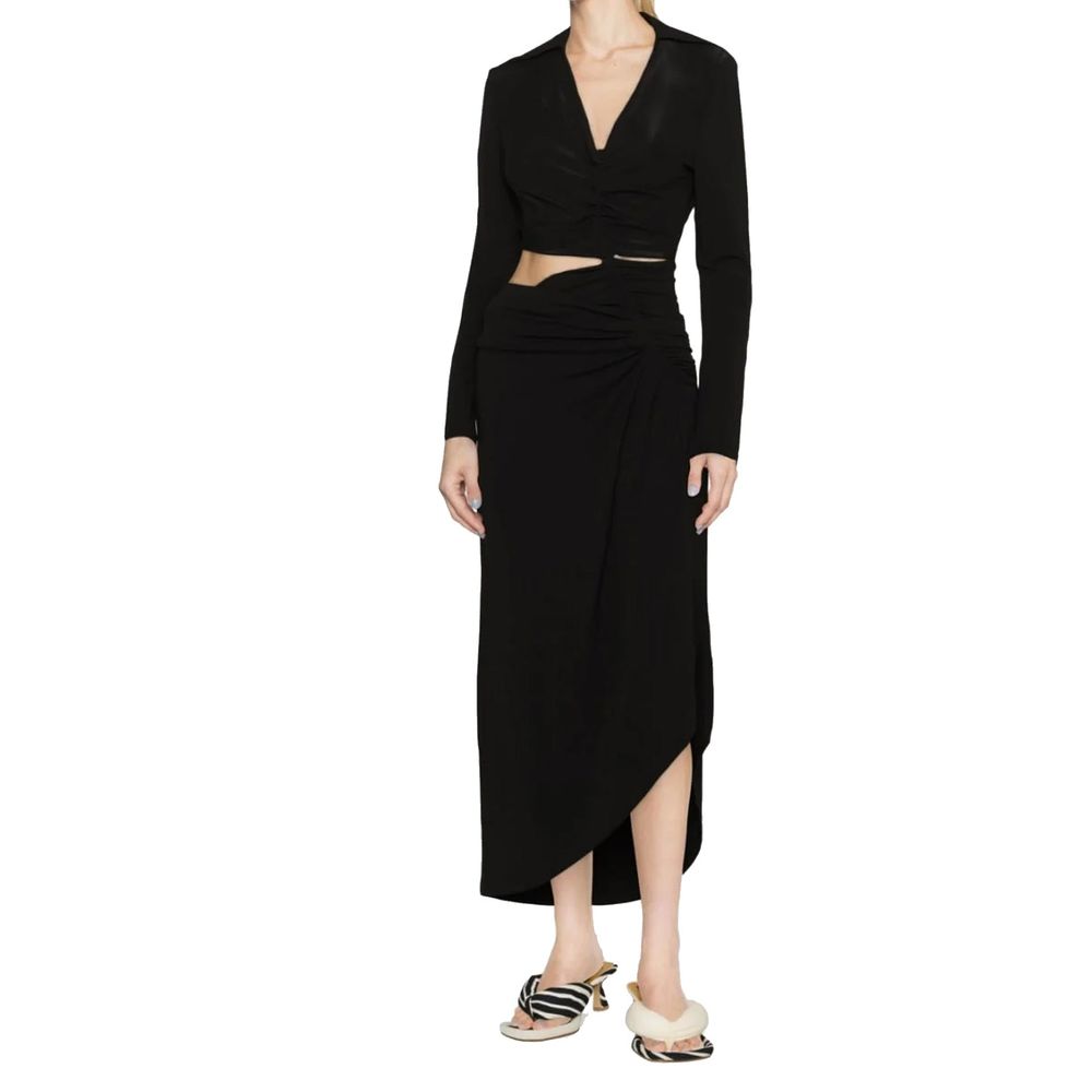 Off-White Cut Out Midi Dress