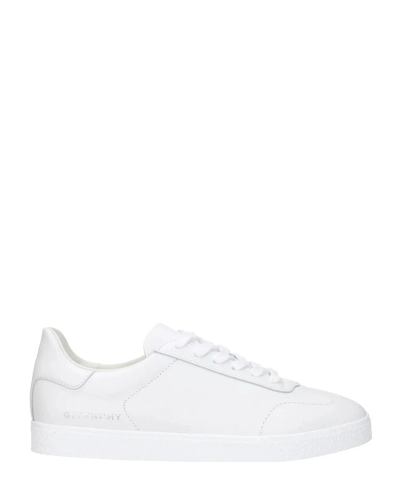 Givenchy White Leather Low Top Sneakers Sneakers