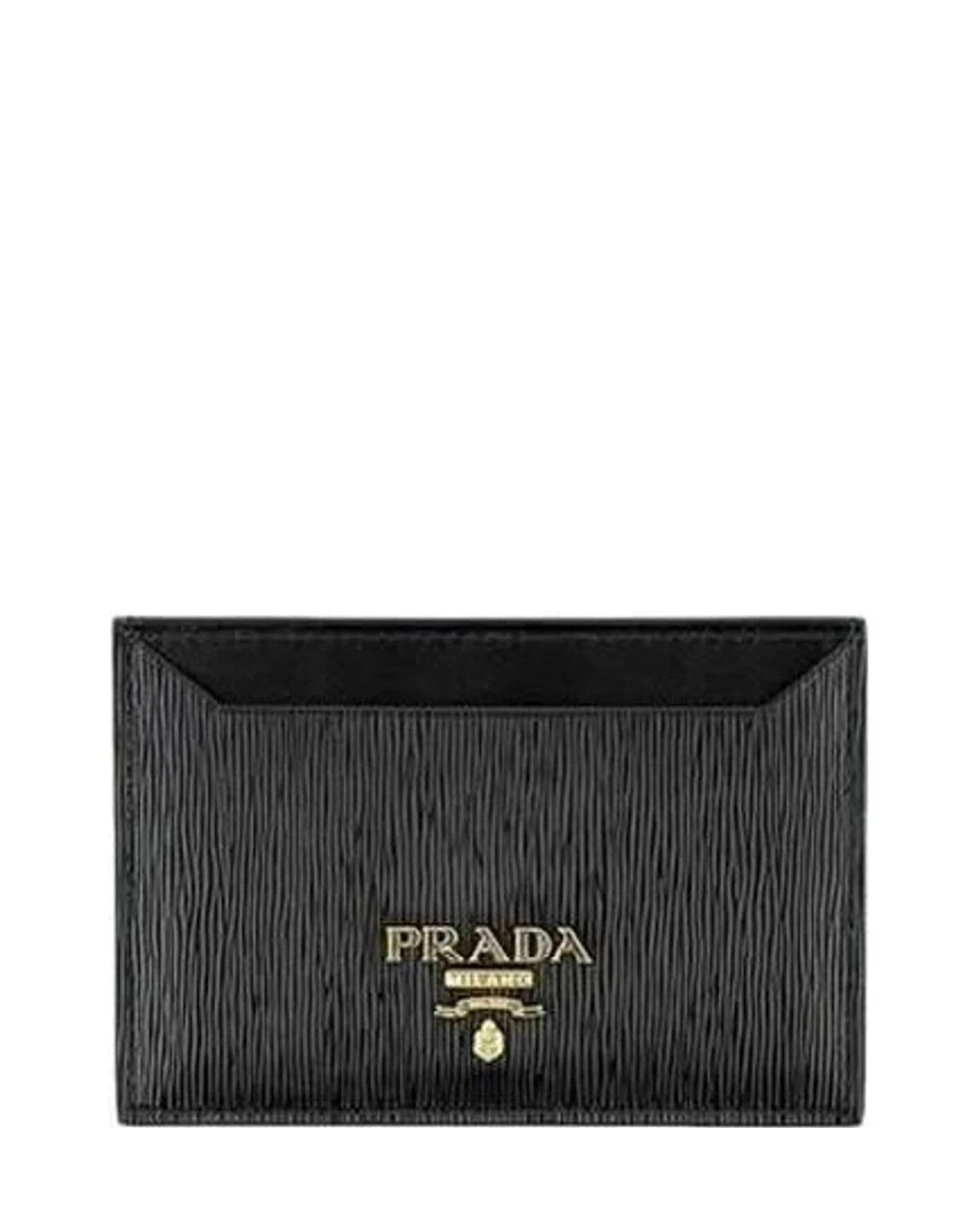 Prada Black Calfskin Wallet Wallets