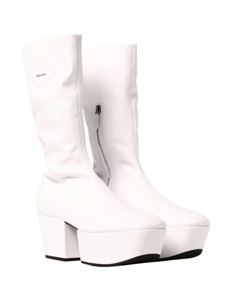 Prada White Polyethylene Boots Boots
