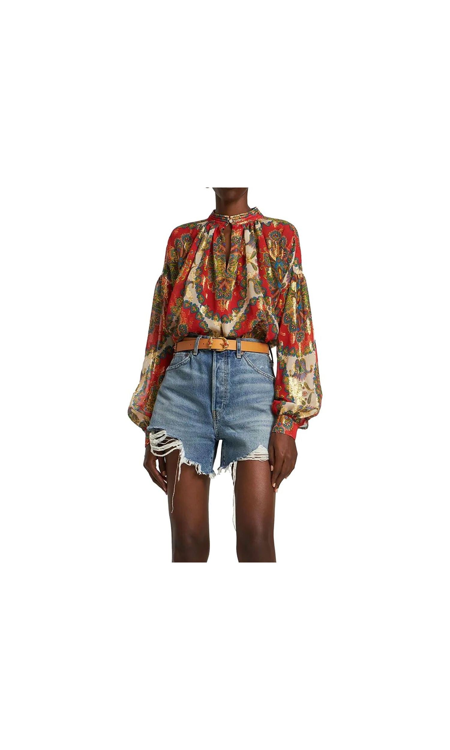 Etro Silk Printed Shirt