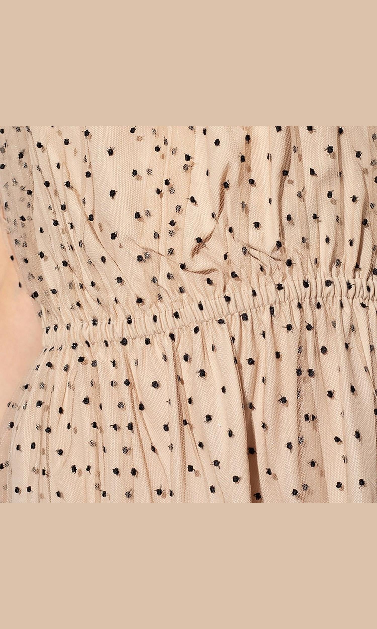 Gucci One Shoulder Tulle Dress