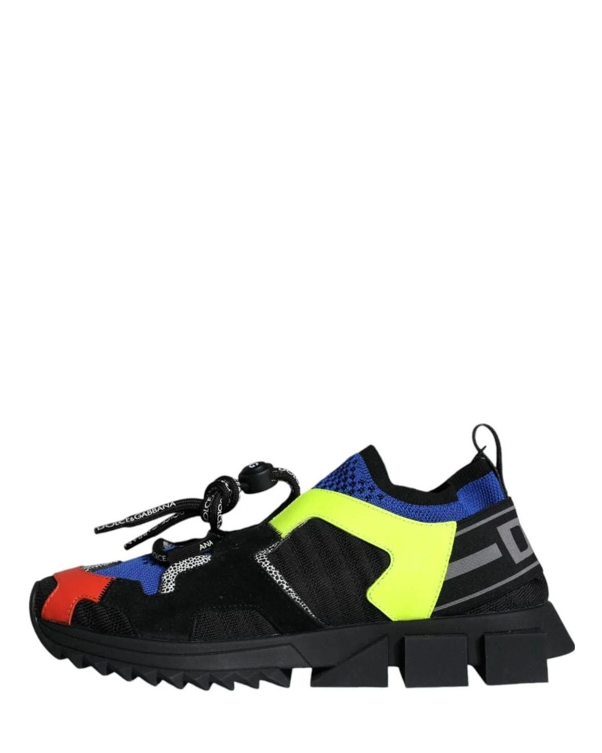 Dolce & Gabbana Multicolor Mesh Sorrento Trekking Shoes Sneakers