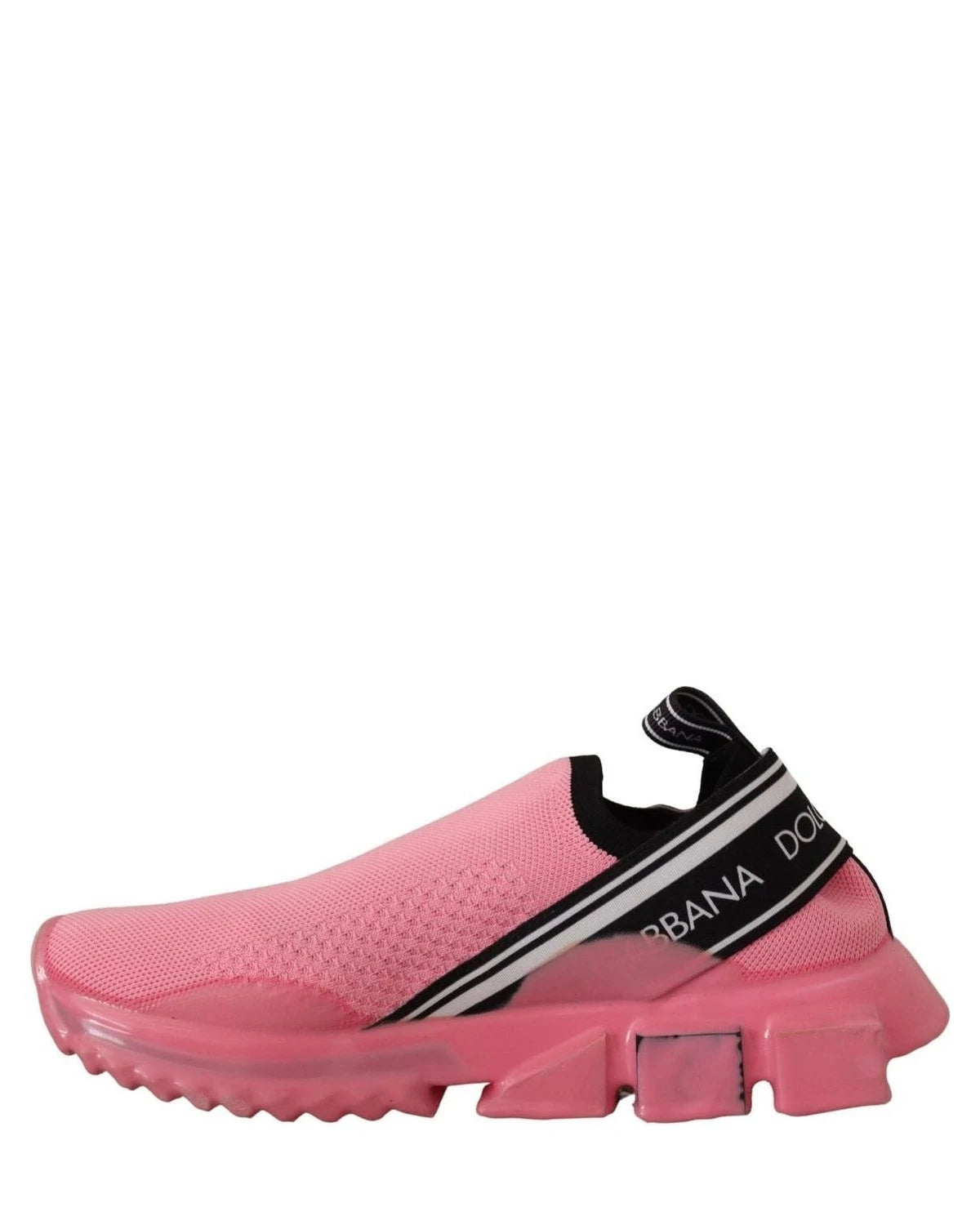Dolce & Gabbana Pink Low Top Slip On Casual Sorrento Sneakers Sneakers