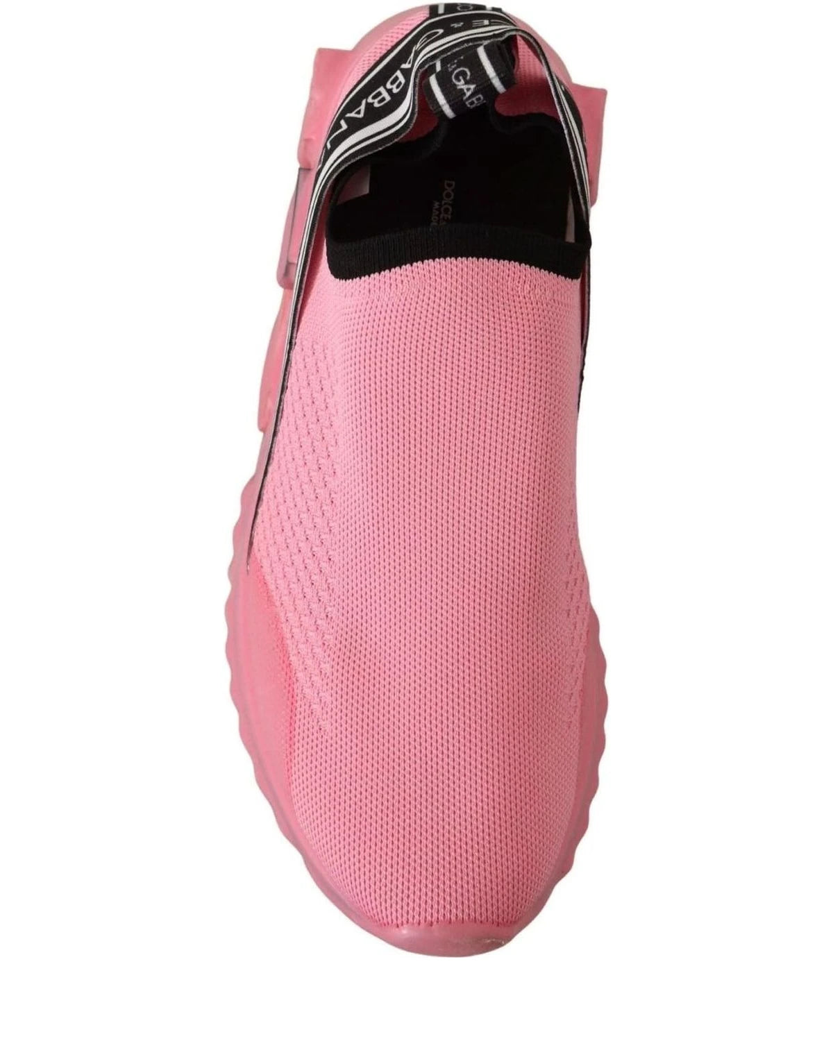 Dolce & Gabbana Pink Low Top Slip On Casual Sorrento Sneakers Sneakers