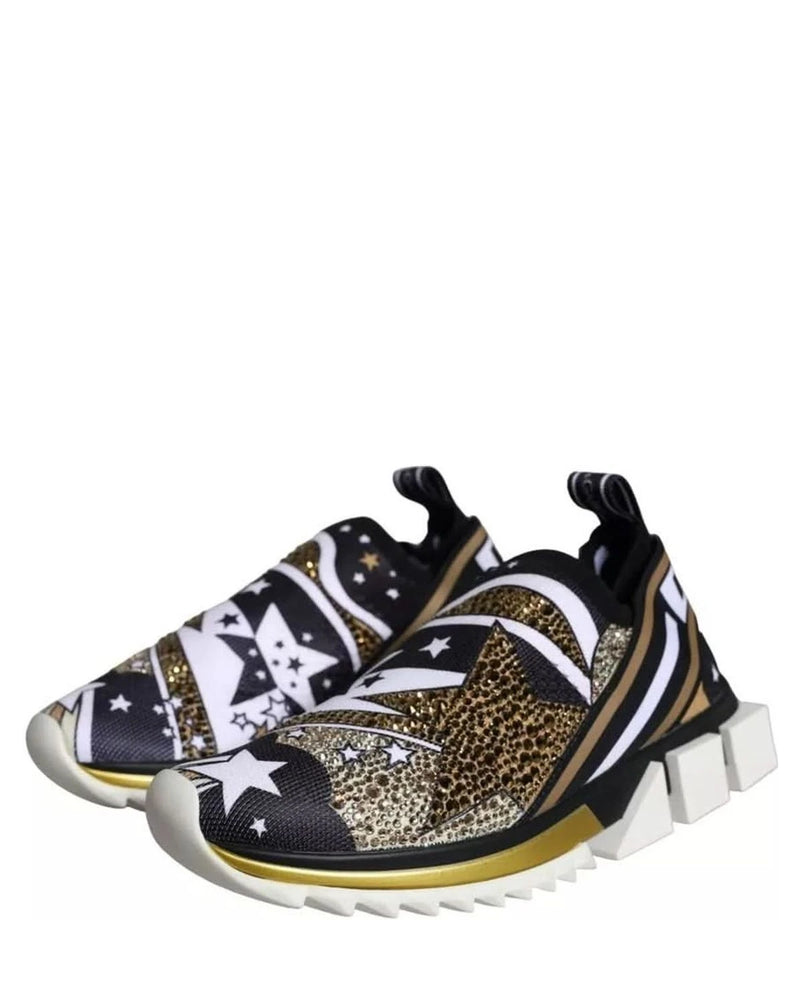 Dolce & Gabbana Multicolor Comet Star Print Sorrento Sneakers Sneakers