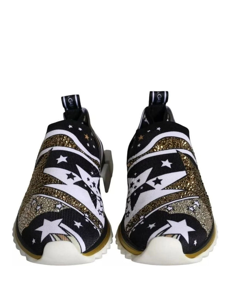 Dolce & Gabbana Multicolor Comet Star Print Sorrento Sneakers Sneakers