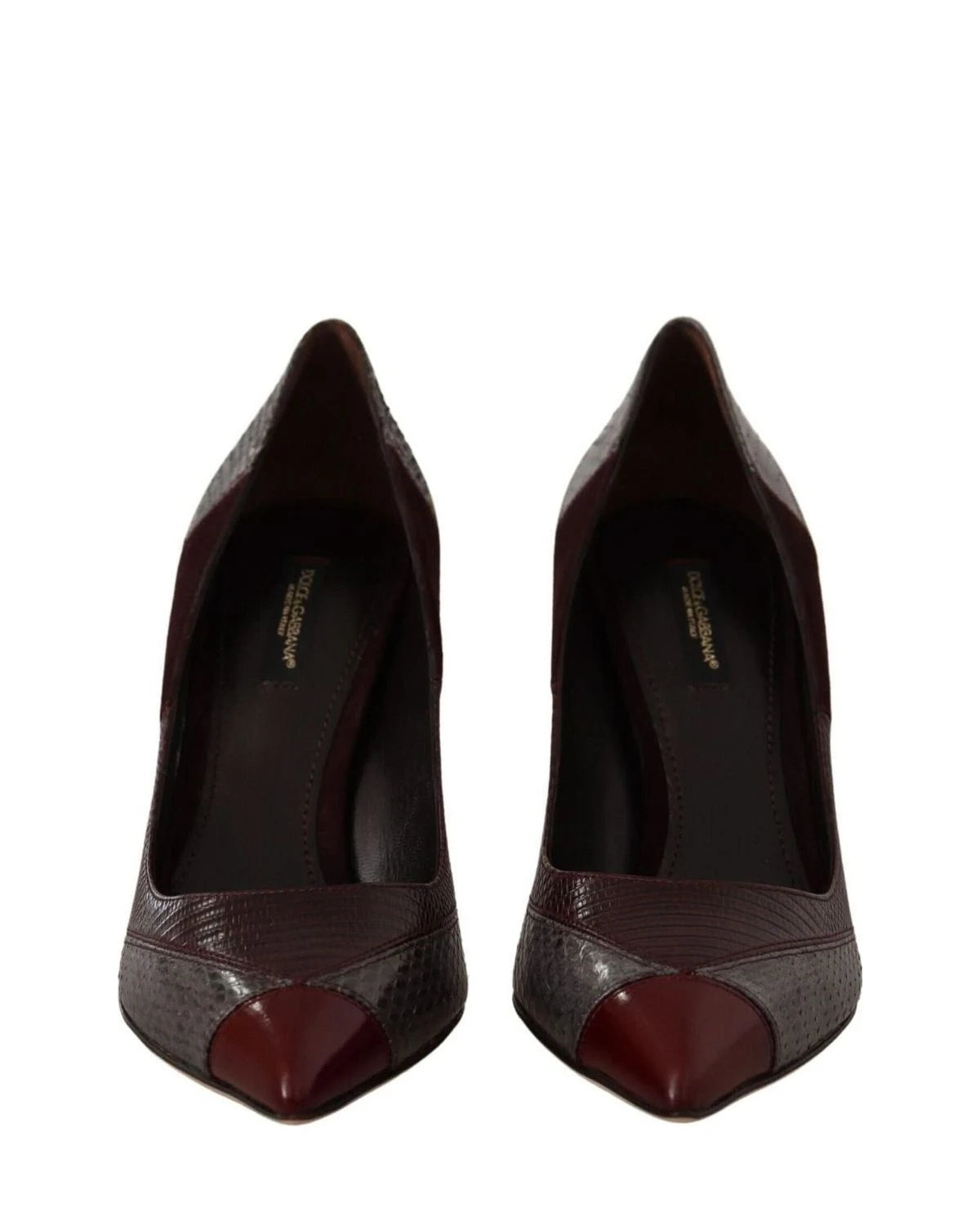 Dolce & Gabbana Leather Exotic Heels Heels