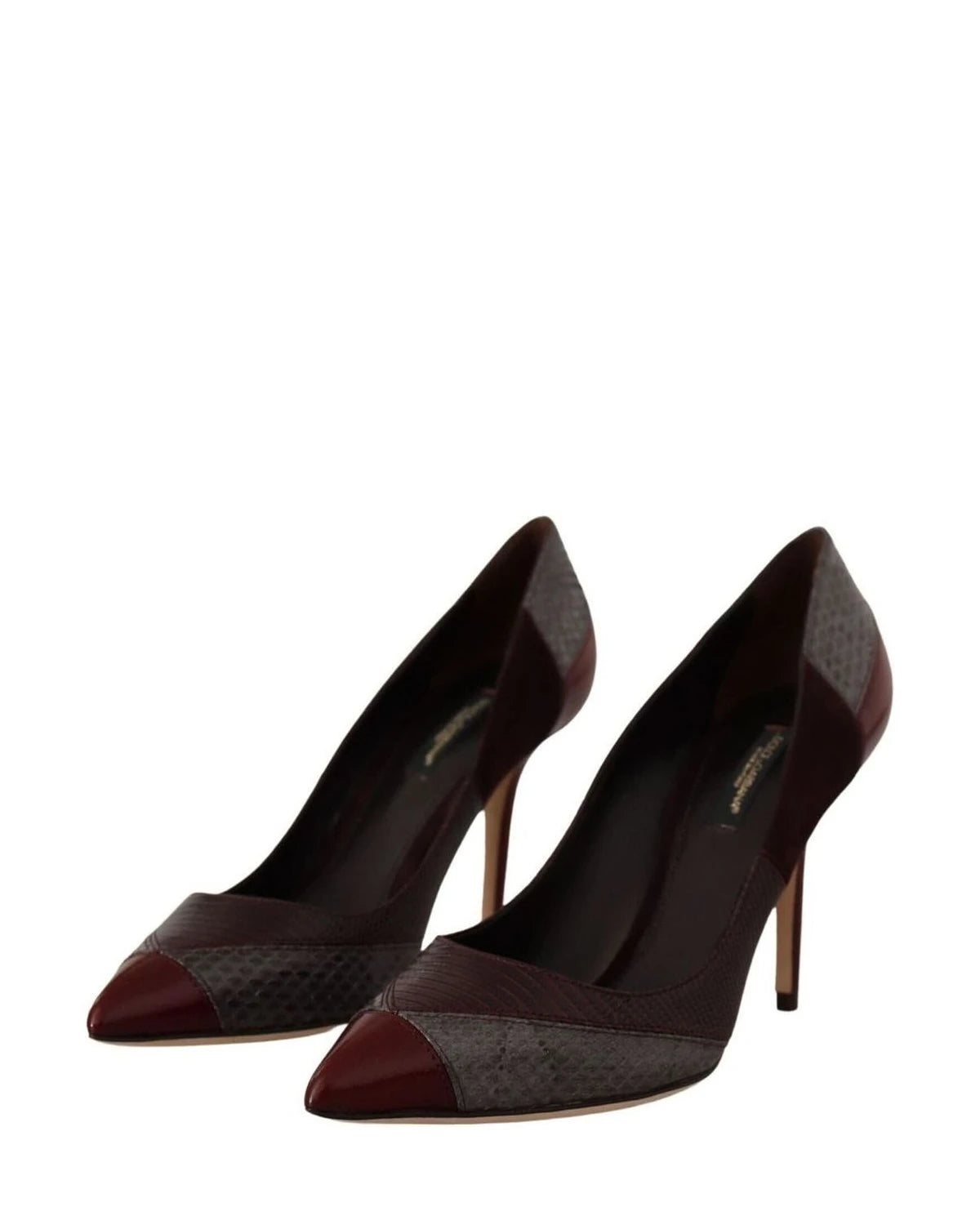 Dolce & Gabbana Leather Exotic Heels Heels