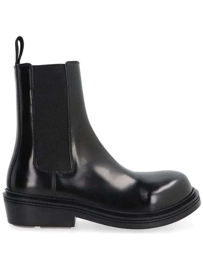 Bottega Veneta Black Calfskin Chelsea Boots Boots