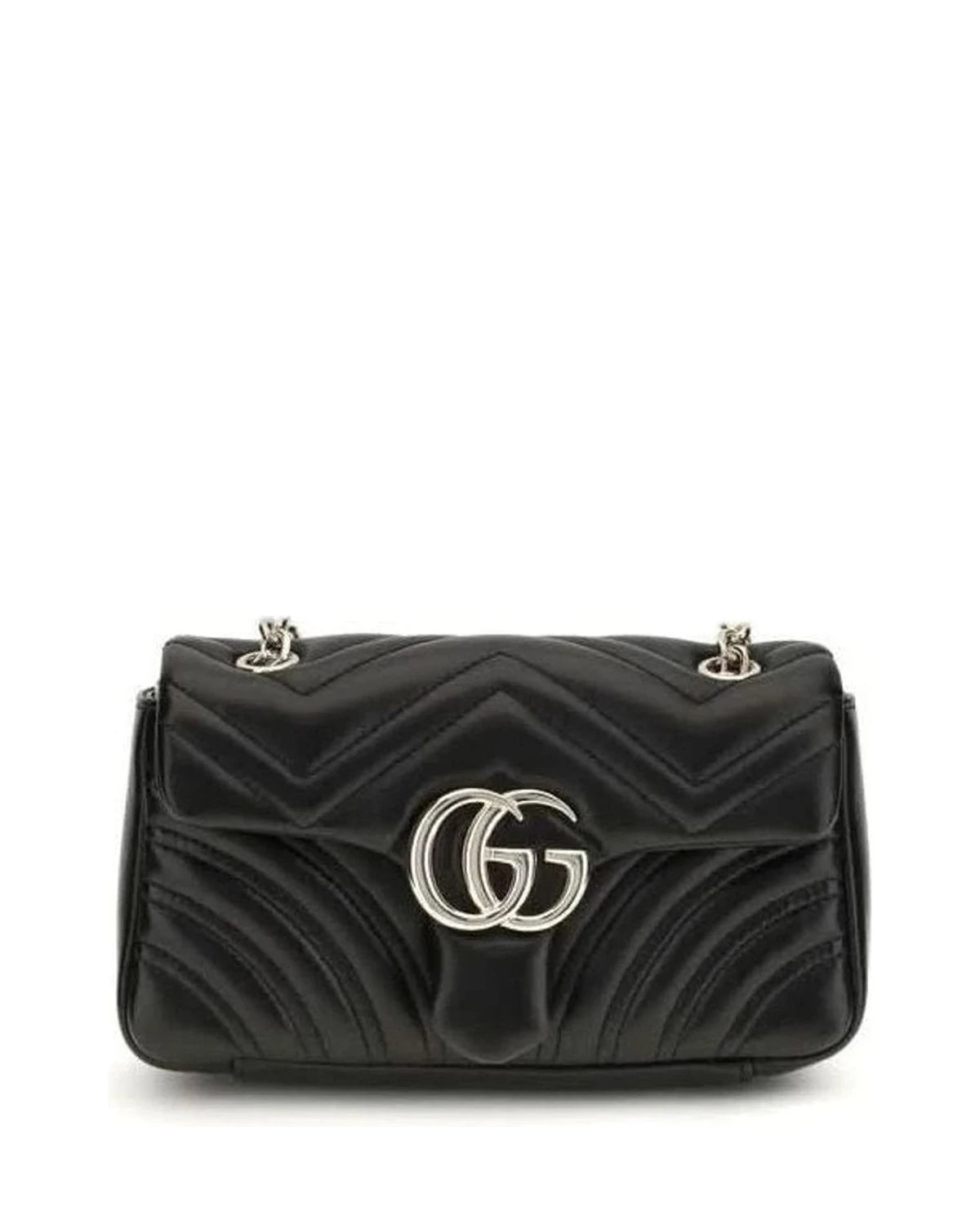 Gucci Black Calf Leather Bos Taurus Shoulder Bag 