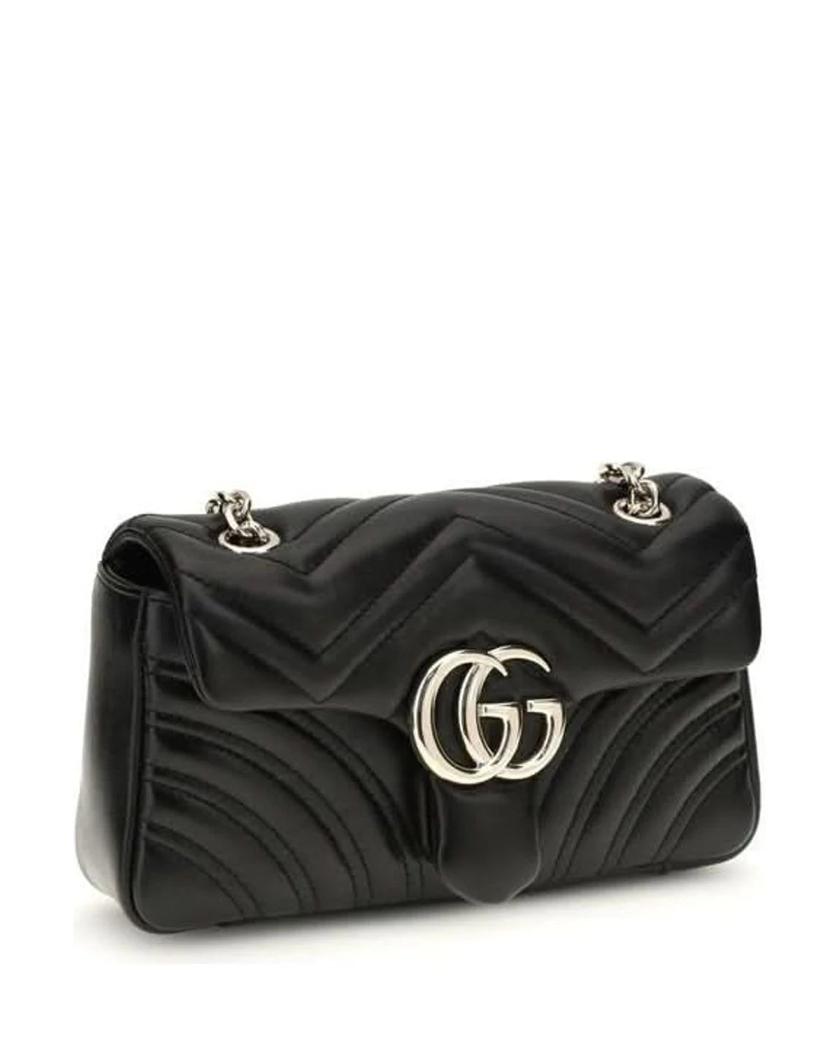Gucci Black Calf Leather Bos Taurus Shoulder Bag 