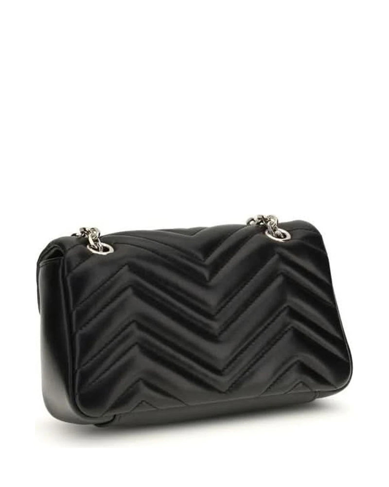 Gucci Black Calf Leather Bos Taurus Shoulder Bag 