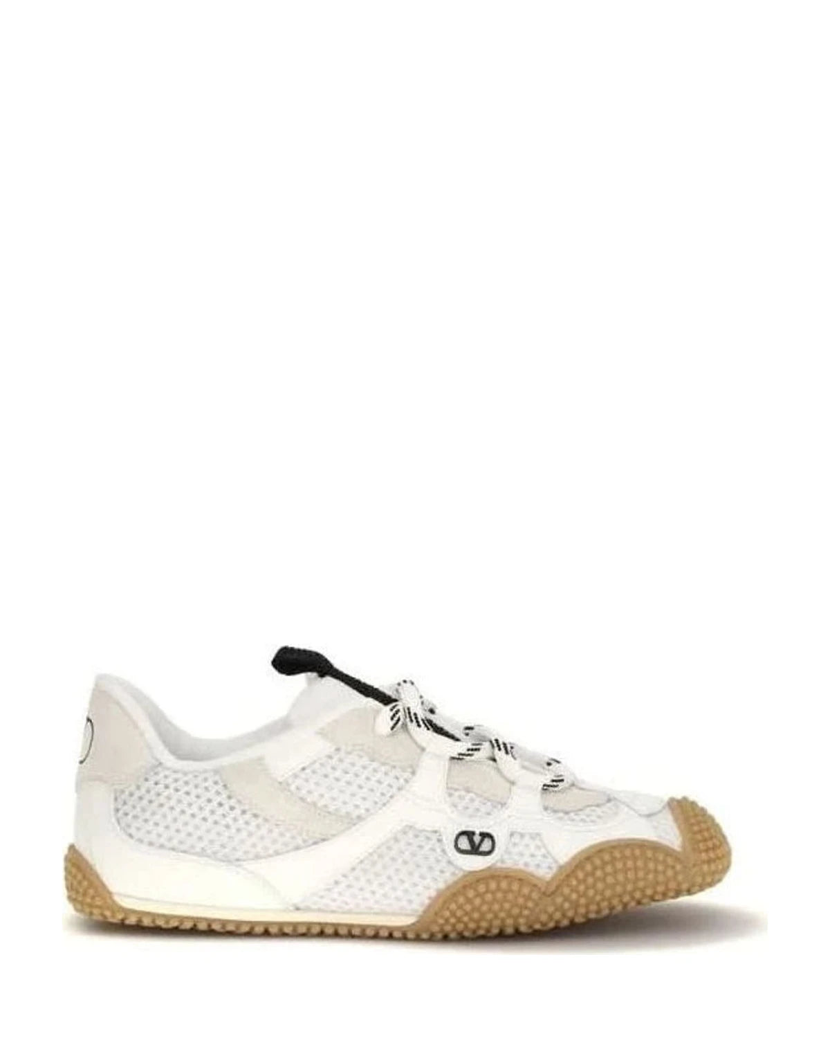 Valentino Garavani White Polyamide Athletic Sneakers 