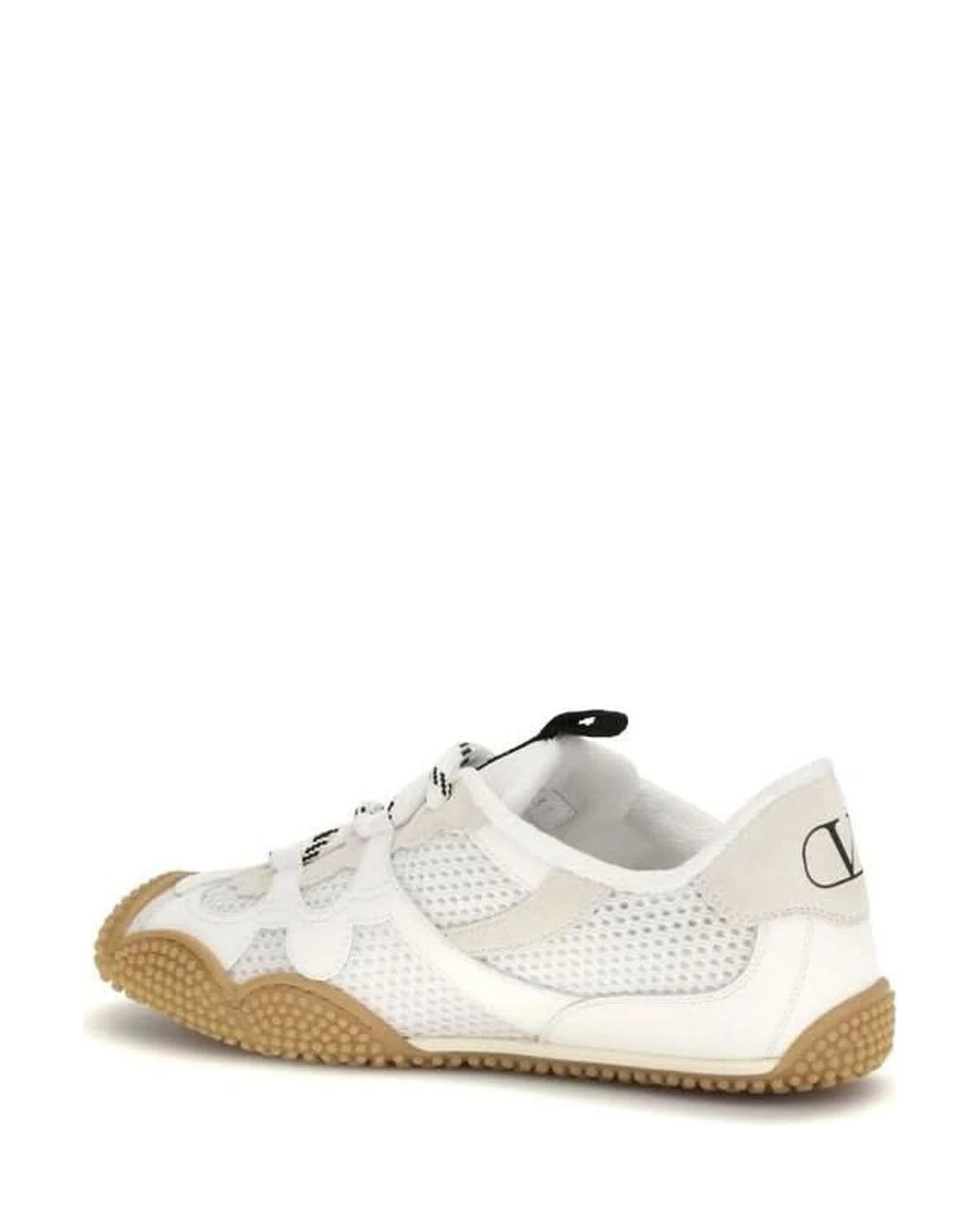 Valentino Garavani White Polyamide Athletic Sneakers 
