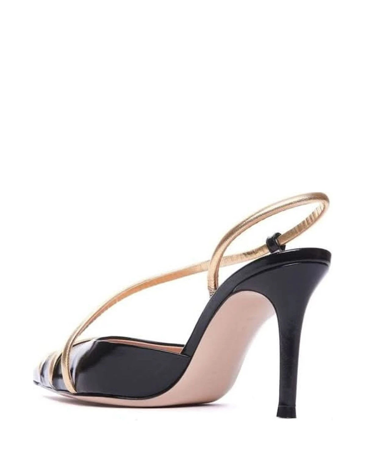 Gianvito Rossi Black Lamb Leather High Heel Pumps 