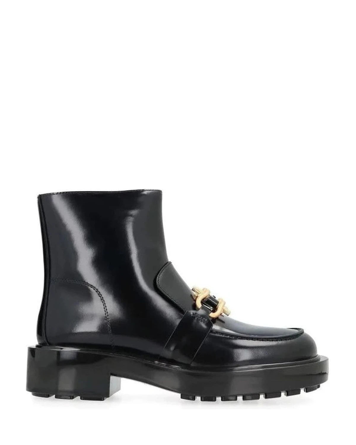 Bottega Veneta Black Calfskin Ankle Boots 