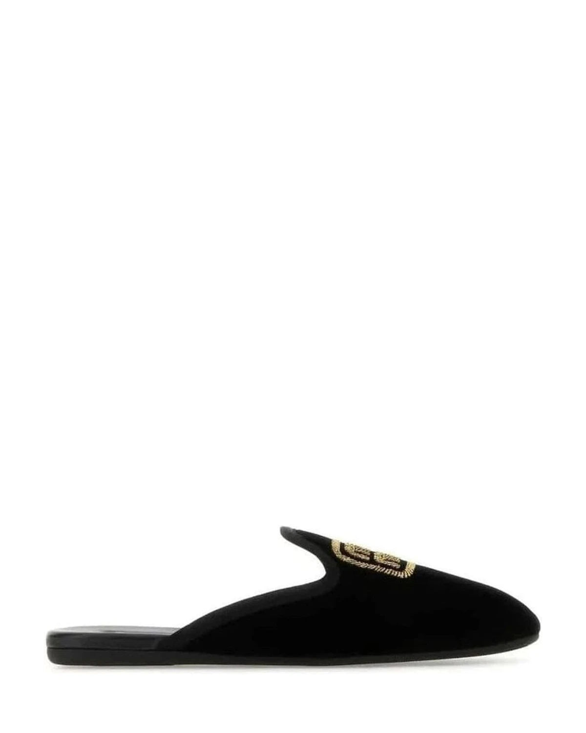 Miu Miu Black Calfskin Mules 