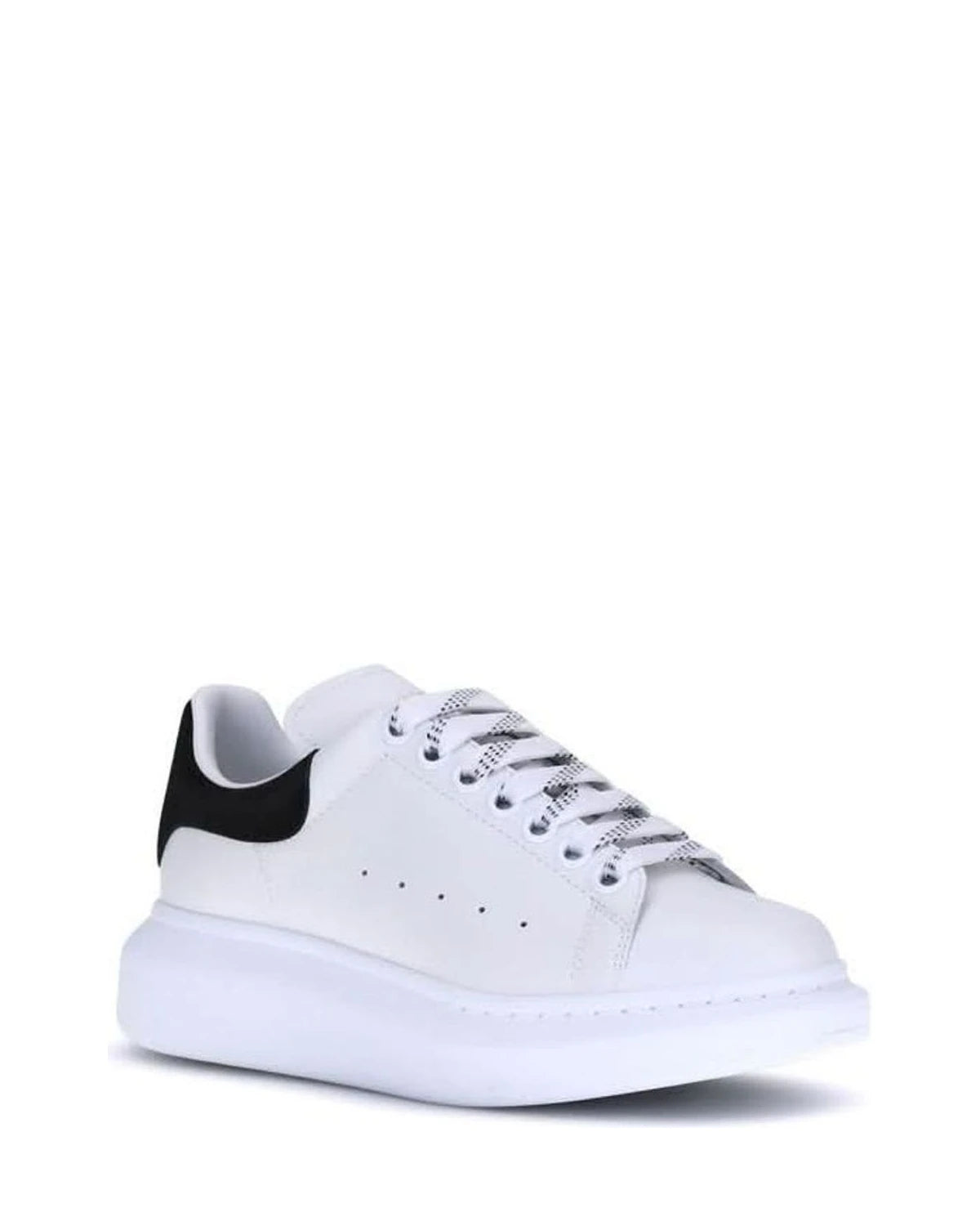 Alexander Mcqueen White Calf Leather Bos Taurus Platform Sneakers 