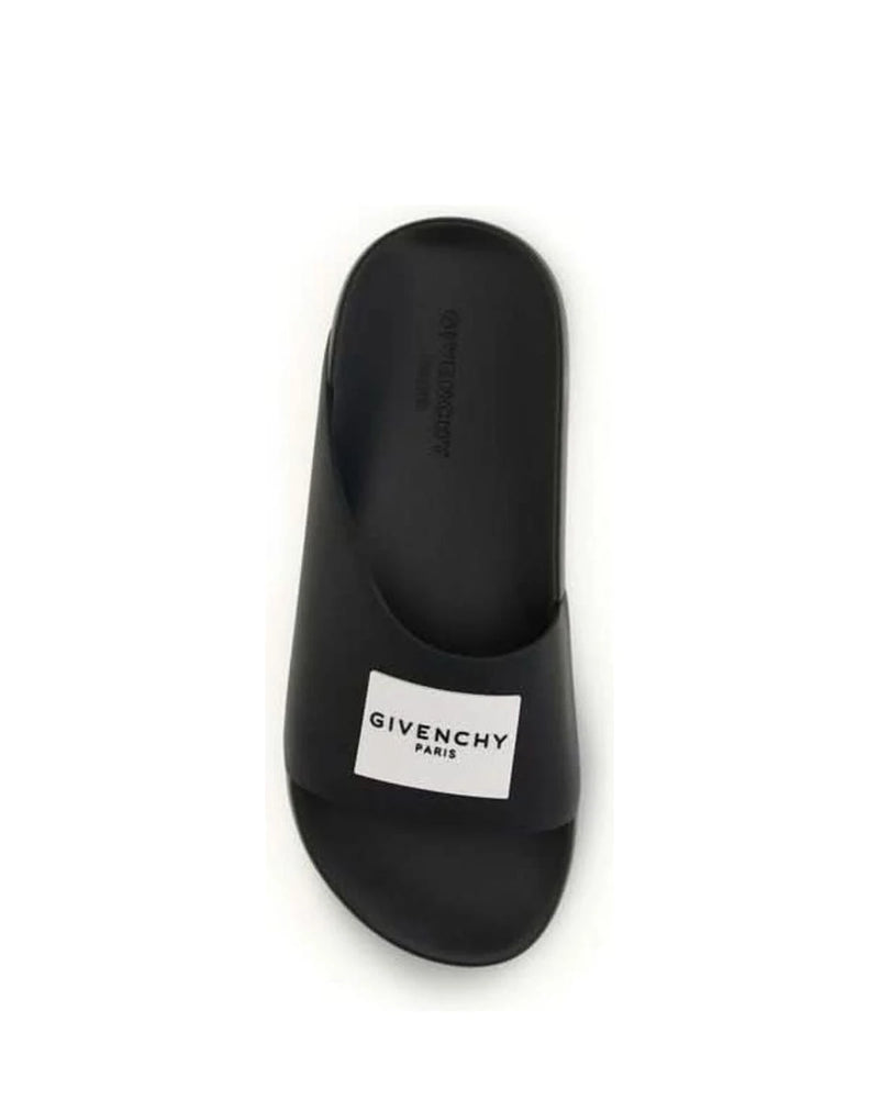 Givenchy Black Rubber Sandals 