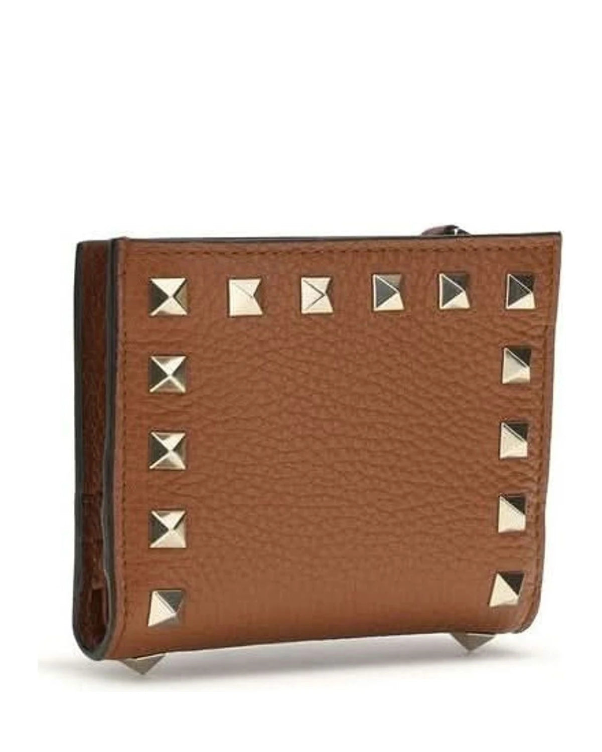 Valentino Garavani Brown Lamb Ovis Aries Wallet 