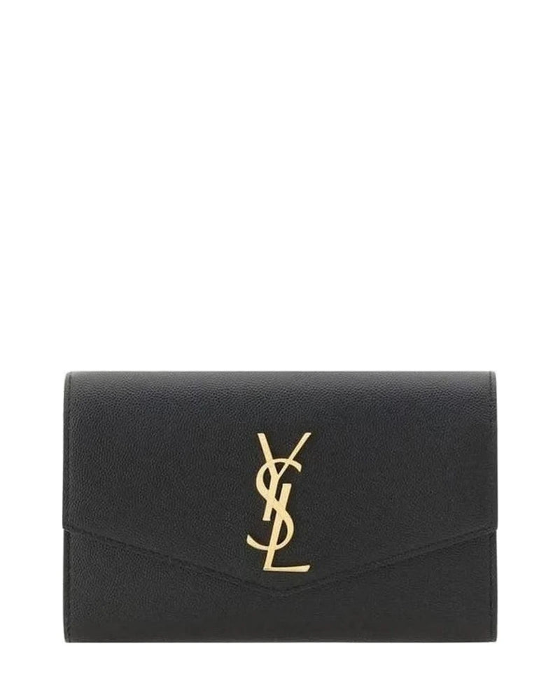 Saint Laurent Black Calf Leather Bos Taurus Shoulder Bag 