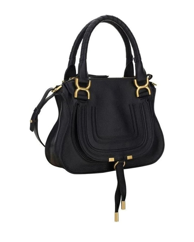 Chloé Black Calf Leather Bos Taurus Shoulder Bag 