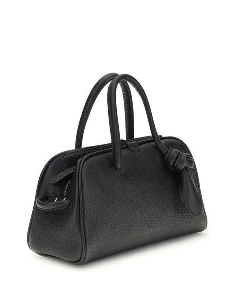Jacquemus Black Leather Calf Bos Taurus Handbag 