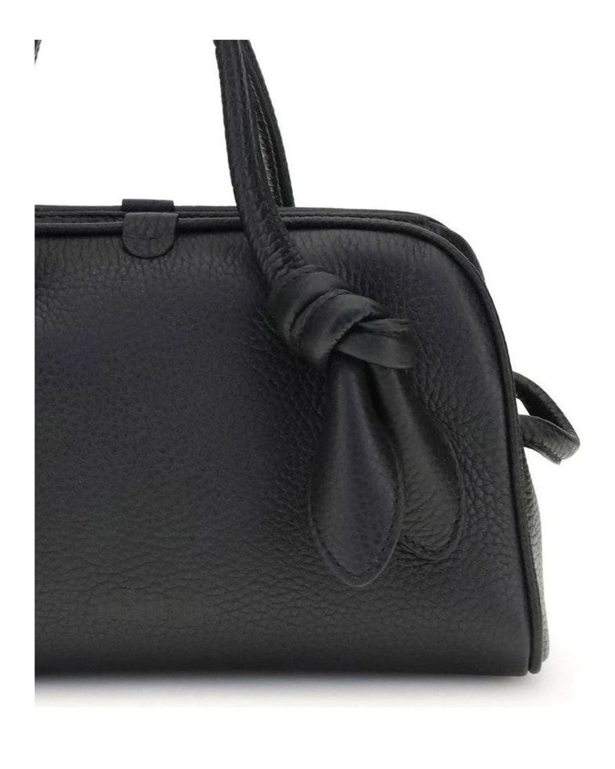 Jacquemus Black Leather Calf Bos Taurus Handbag 