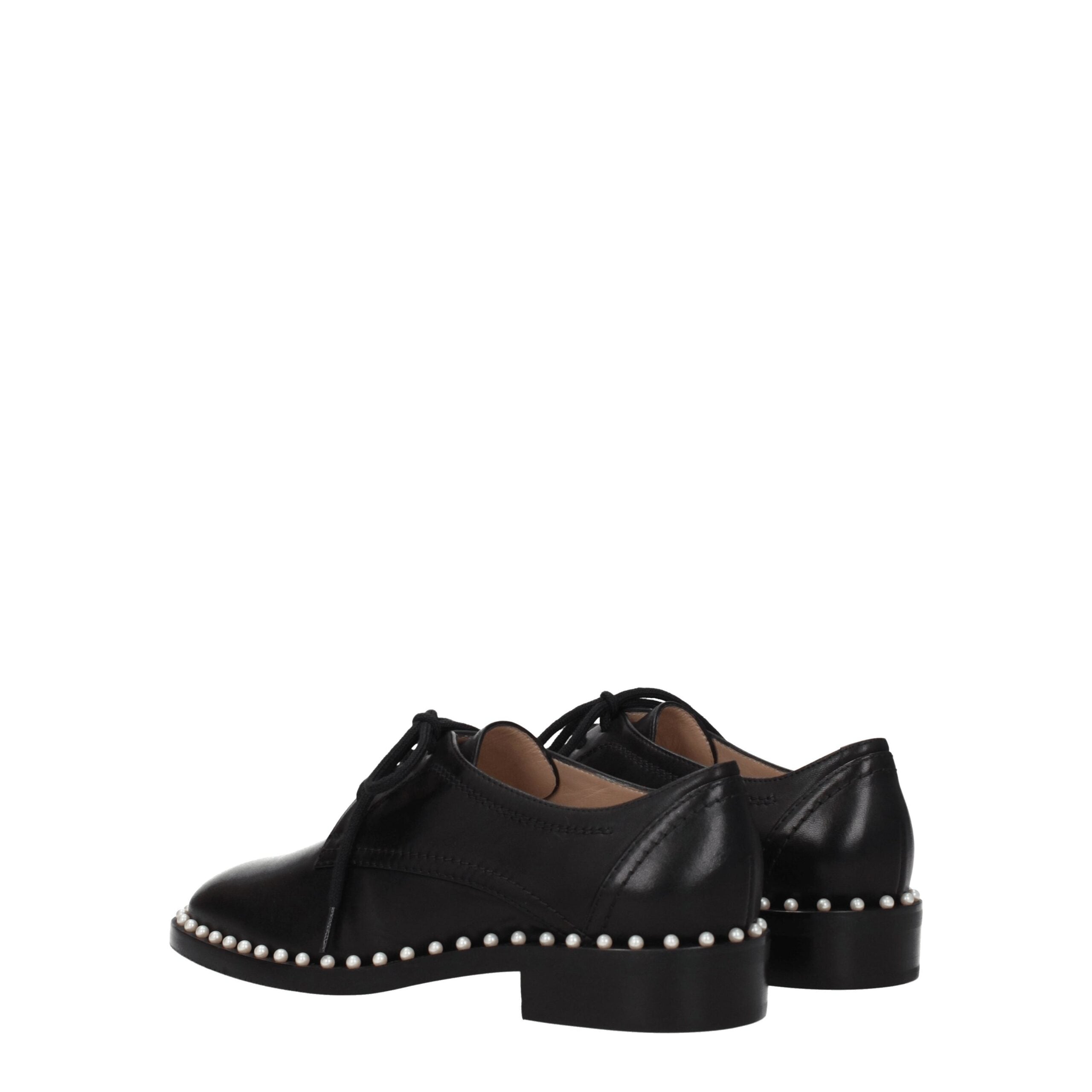 Stuart Weitzman Black Leather Oxfords and Derbies Glam Steals