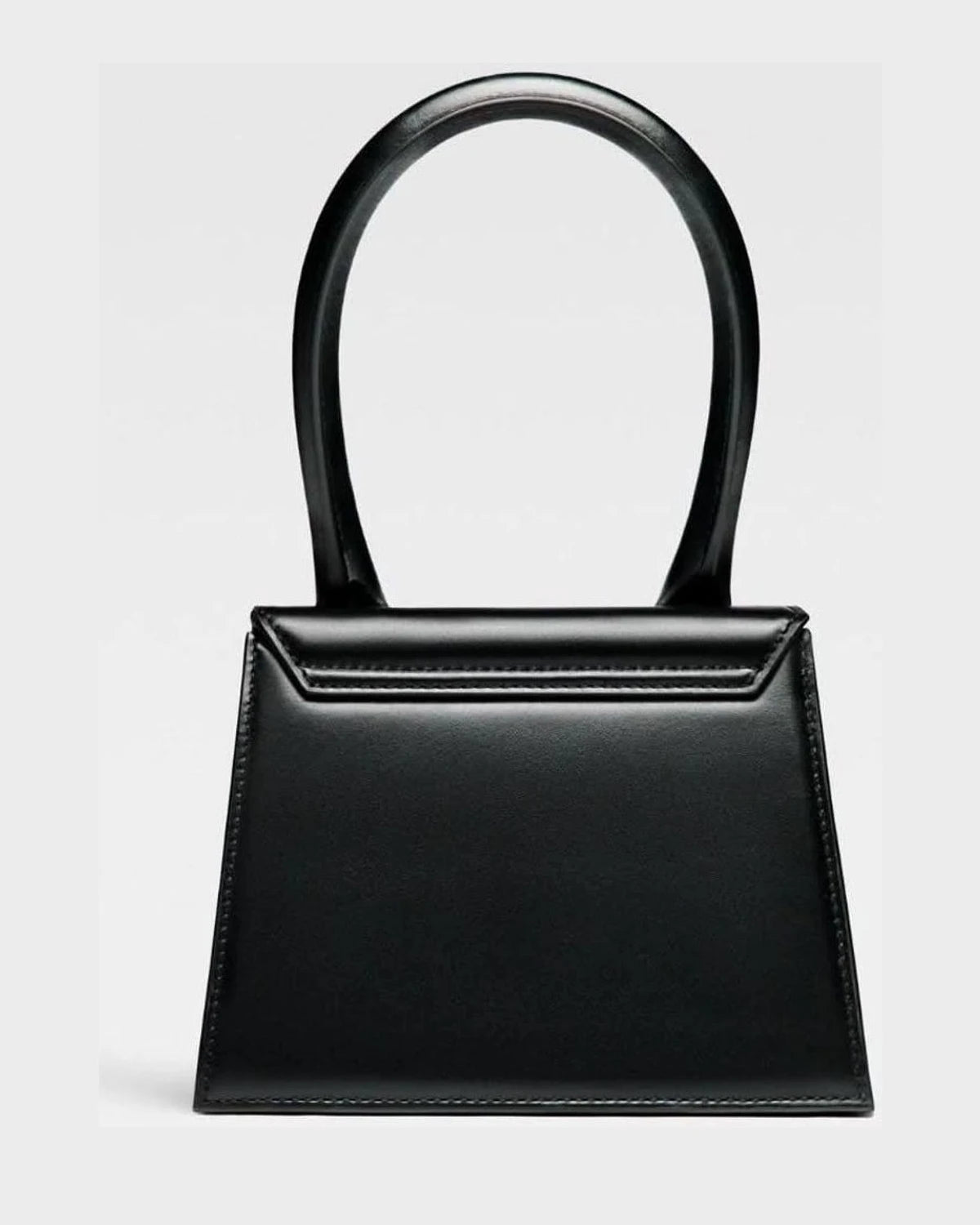 Jacquemus Black Leather Le Grand Bambino Handbag 