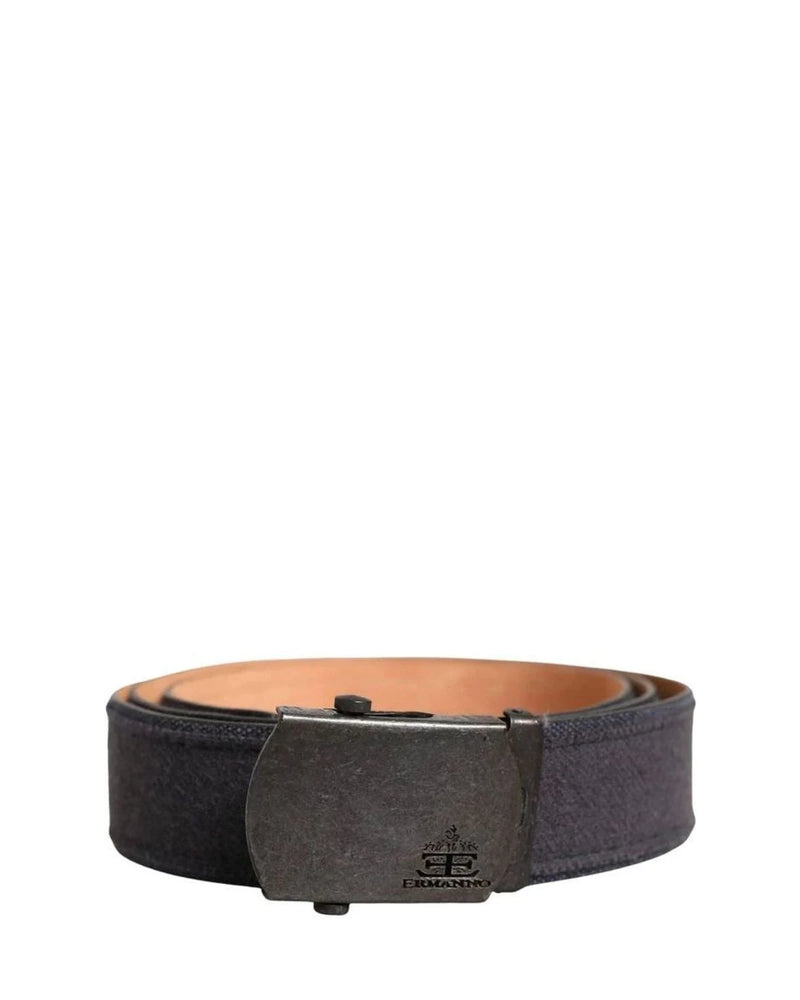 Ermanno Scervino Belts in black, Wool Cotton
