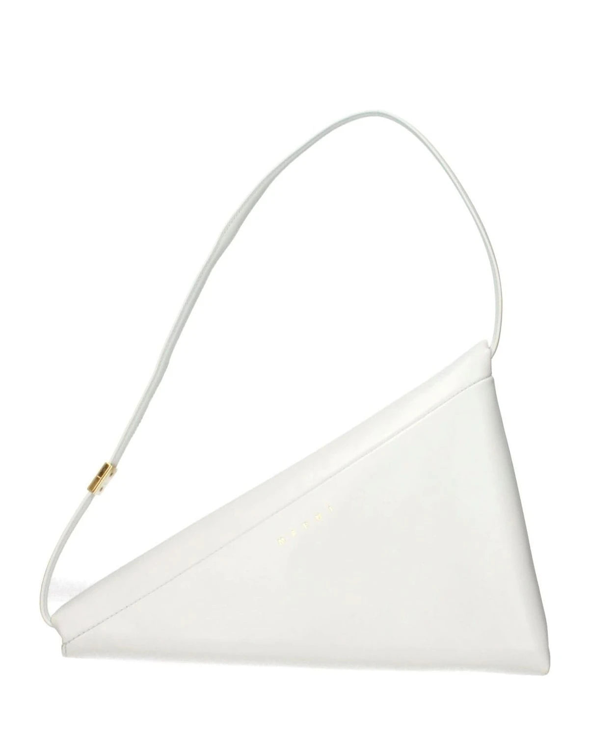Marni White Leather Shoulder Bag 