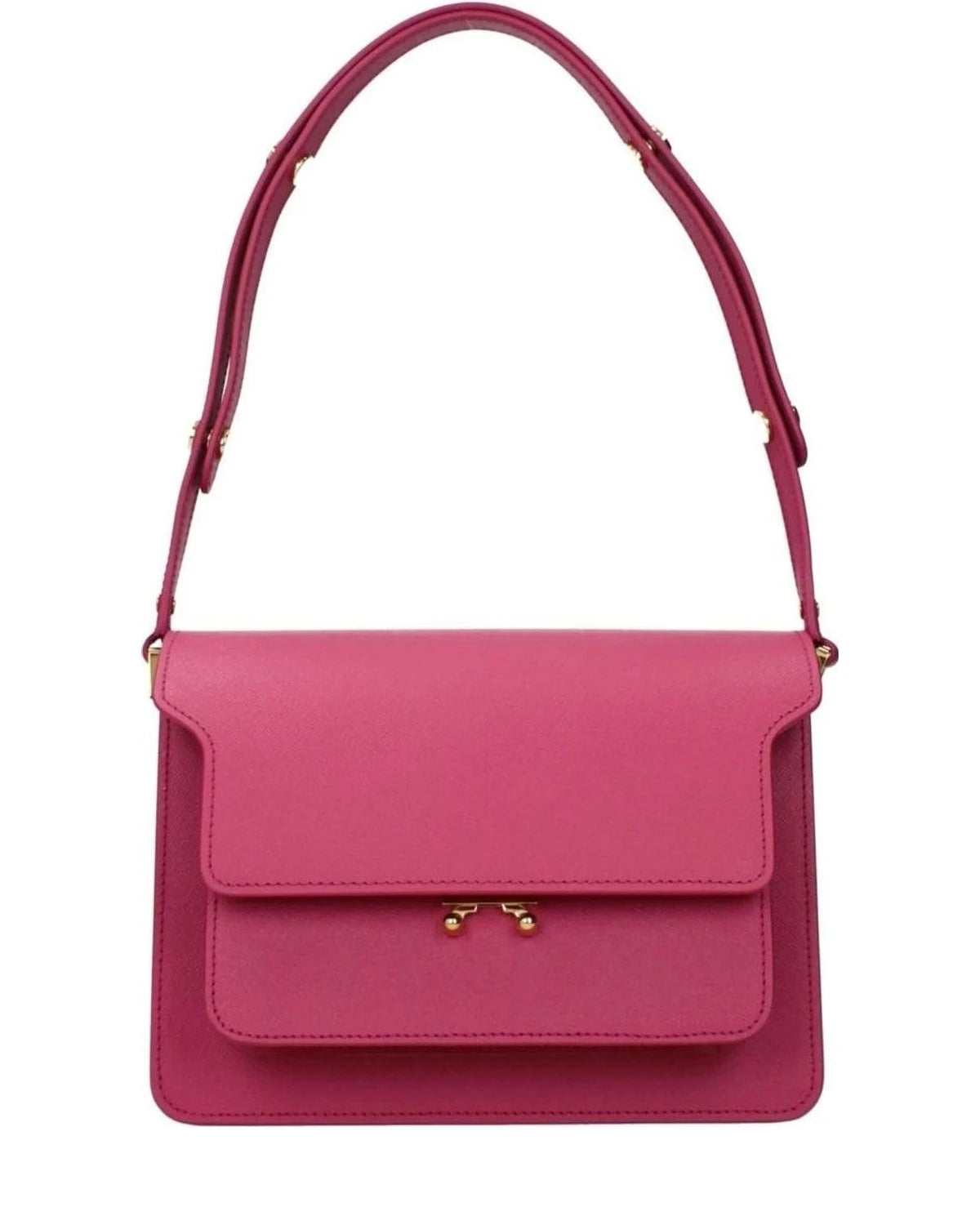 Marni Pink Leather Shoulder Bag 