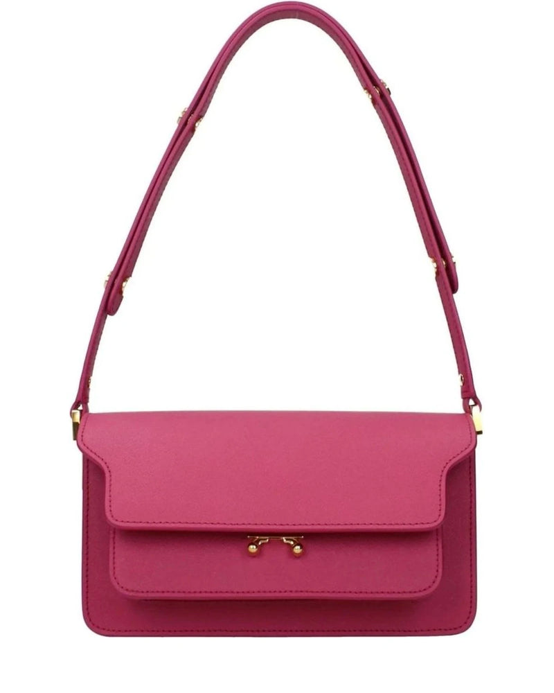 Marni Pink Leather Shoulder Bag 