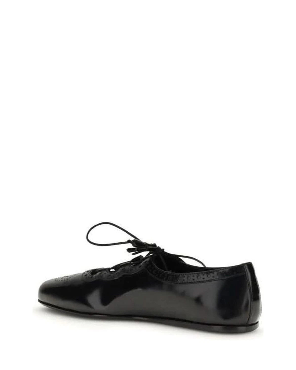 Church's Black Calf Leather Bos Taurus Ballet Flats 