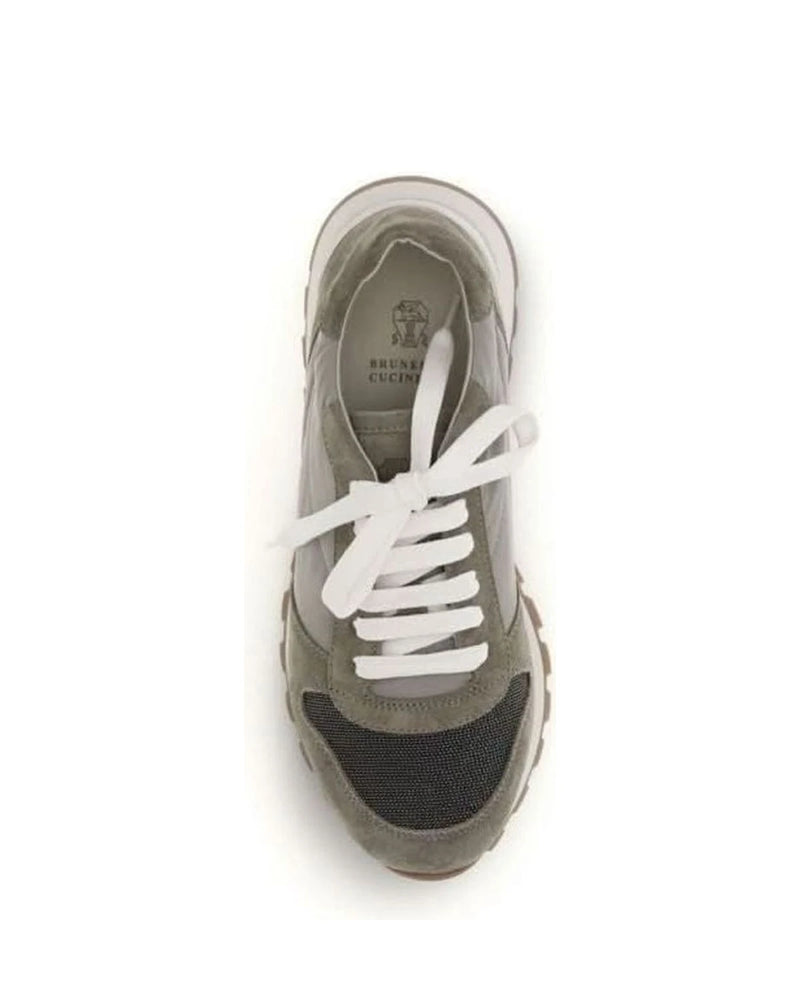 Brunello Cucinelli Polyester Athletic Sneakers 