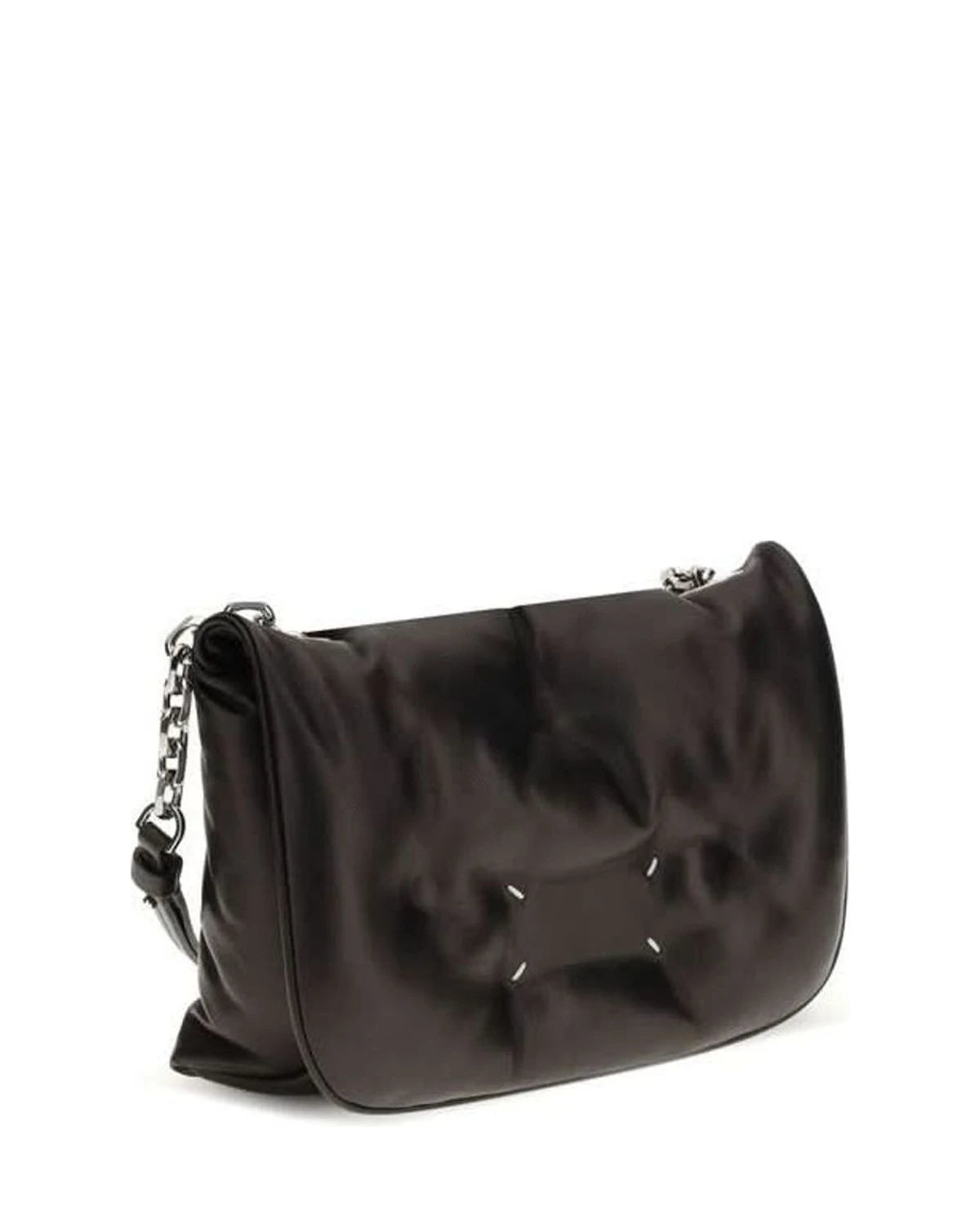 Maison Margiela Black Lamb Ovis Aries Shoulder Bag 