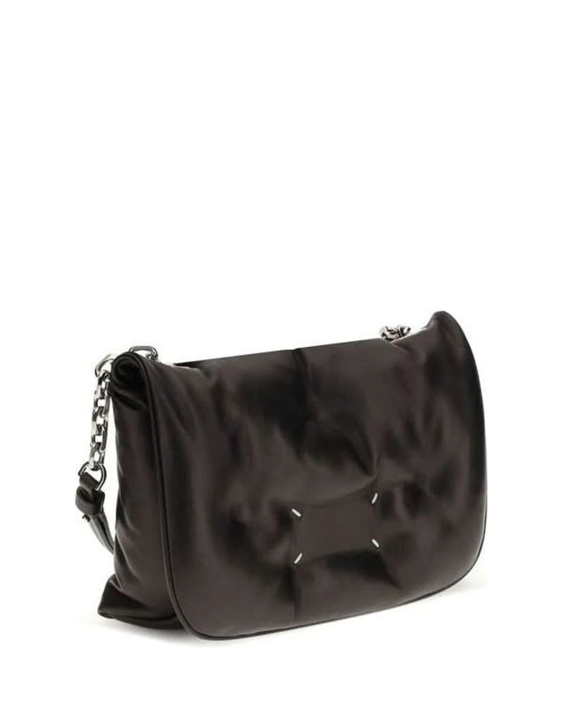 Maison Margiela Black Lamb Ovis Aries Shoulder Bag 