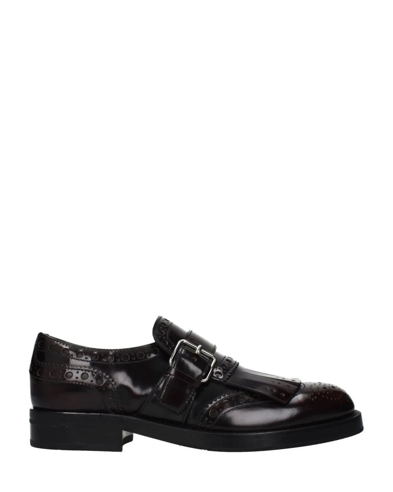 Church's Red Leather Slip On Loafers 