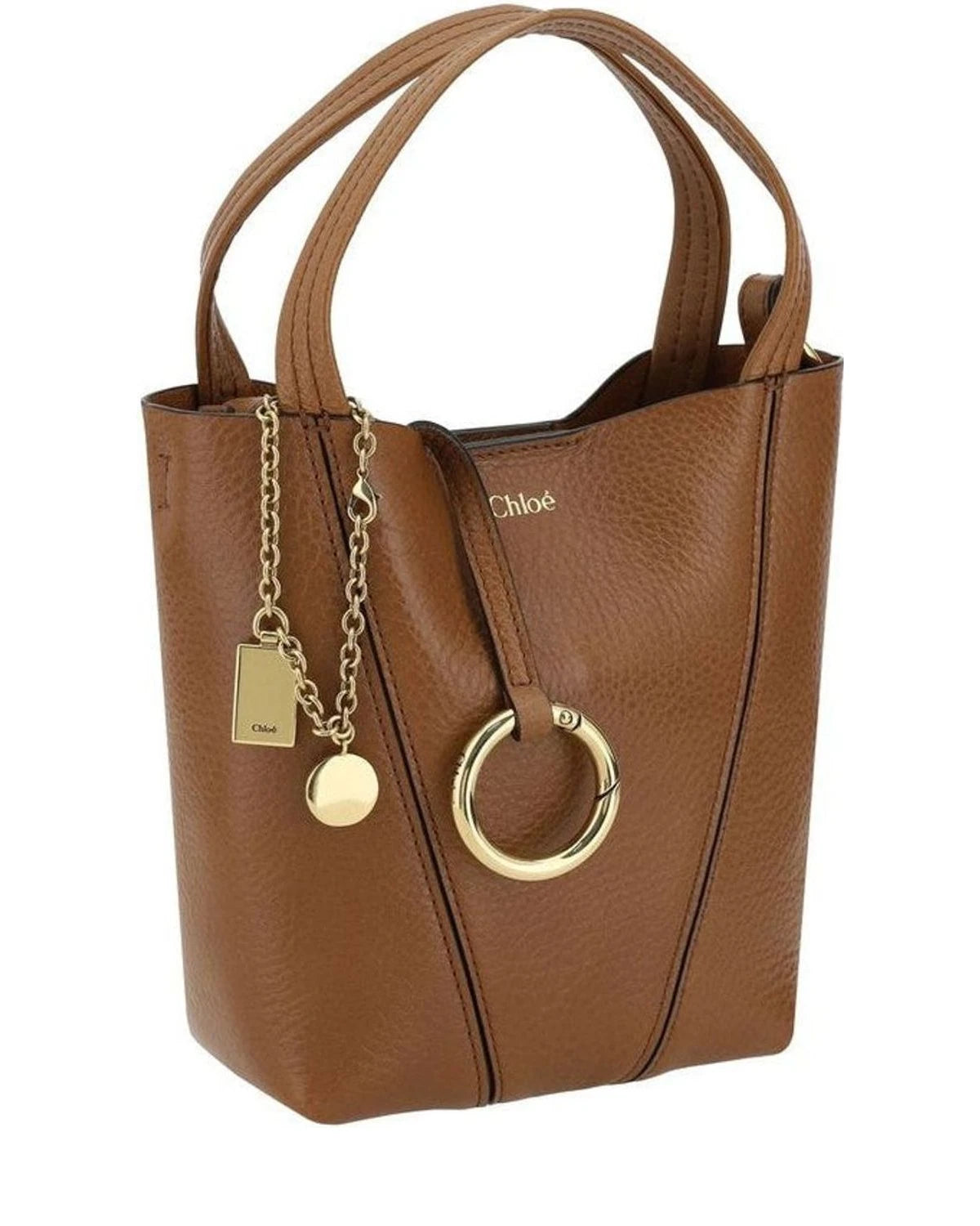 Chloé Brown Calf Leather Bos Taurus Shoulder Bag 