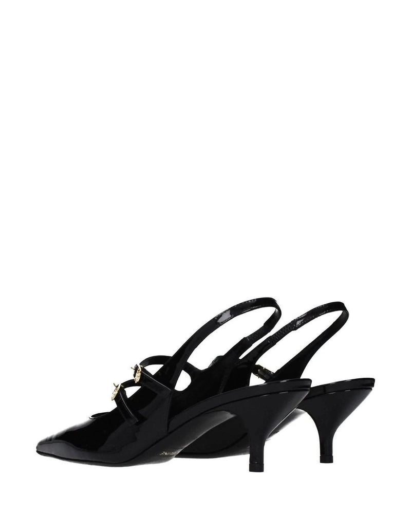 Celine Black Leather Sandals 