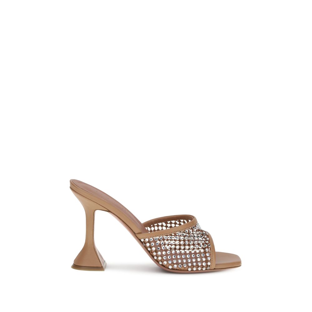 Amina Muaddi Lupita Crystal Sandals Glam Steals