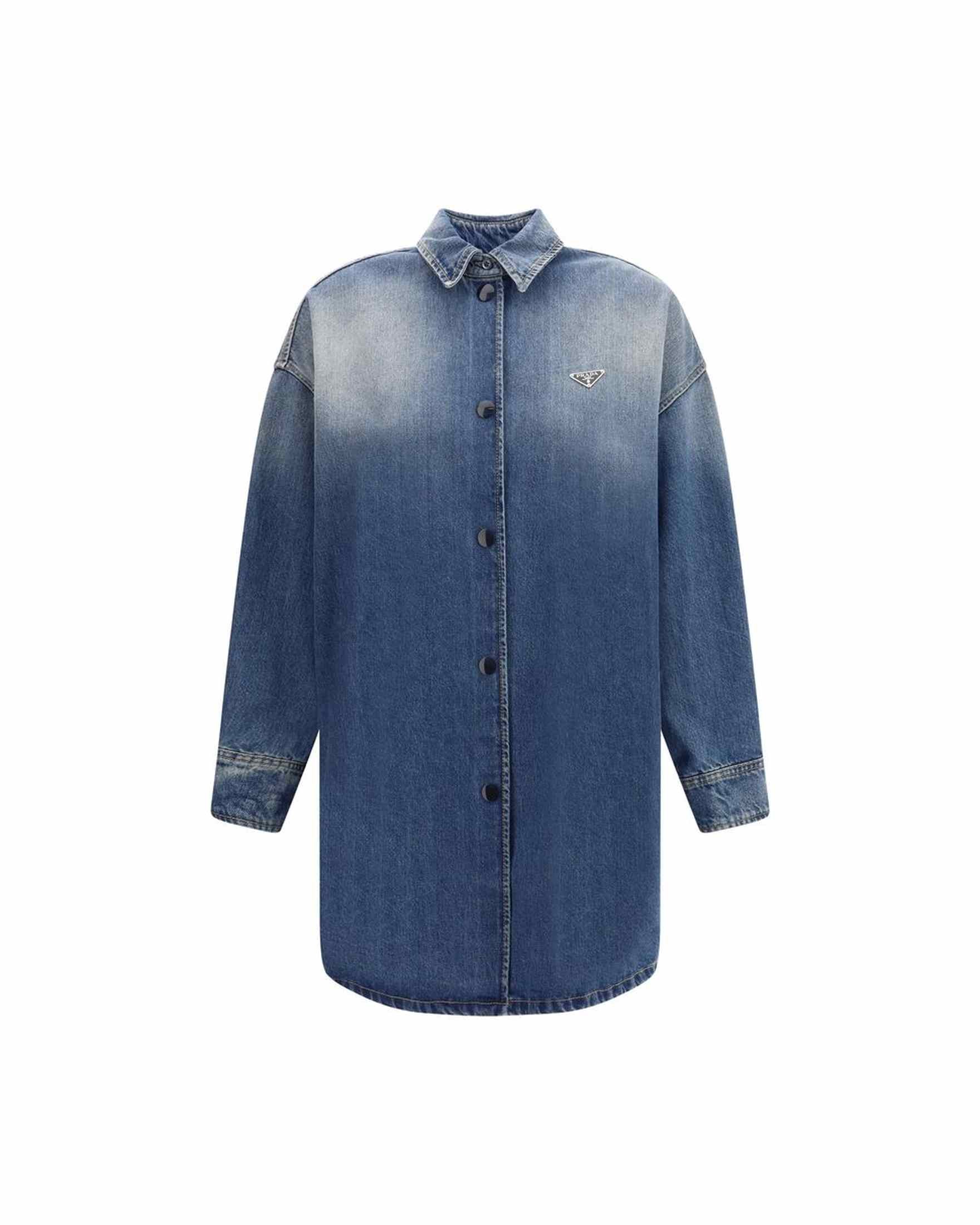 Prada Denim Shirt Jacket Glam Steals