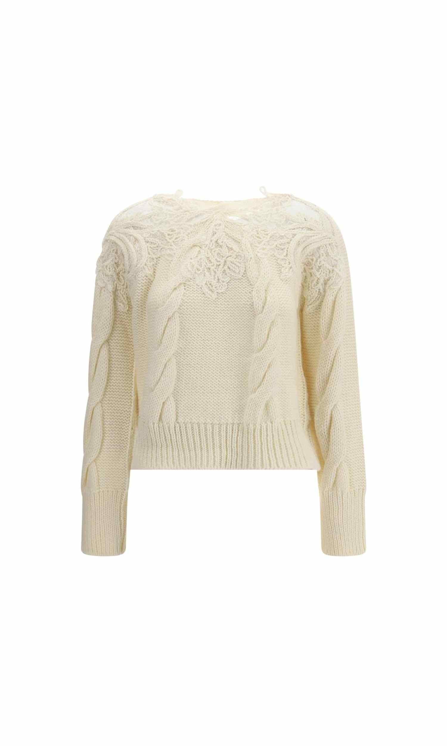Ermanno Scervino Embroidery Sweater Glam Steals