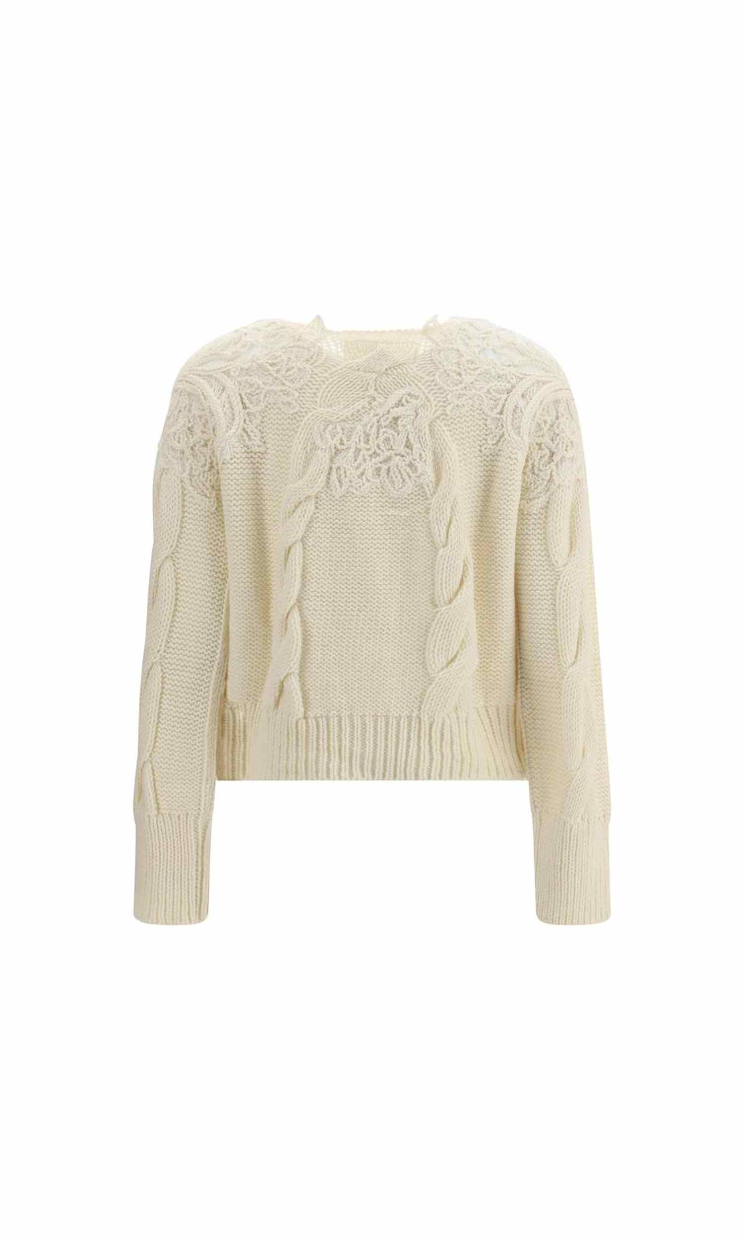 Ermanno Scervino Embroidery Sweater Glam Steals