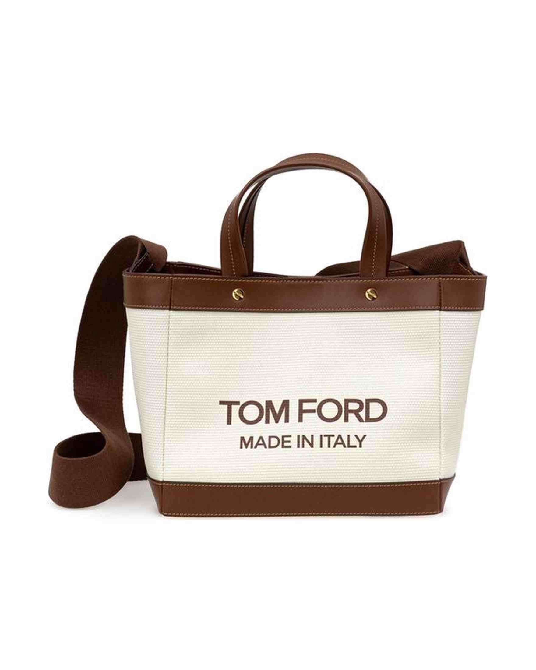Tom Ford Beige Cotton Tote Bag Glam Steals