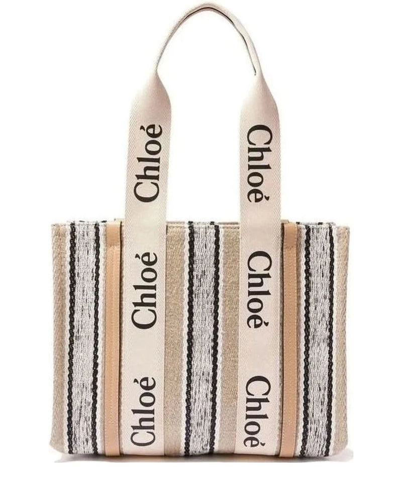 Chloé Beige Linen Tote Bag Glam Steals