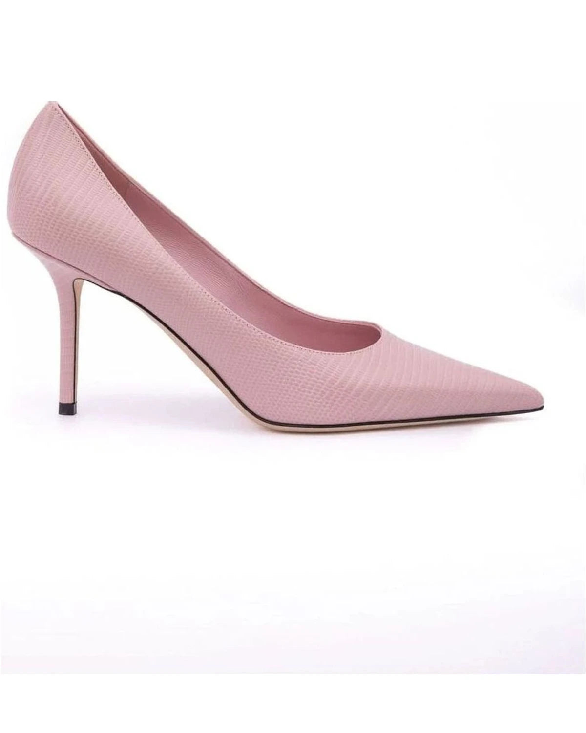 Jimmy Choo Pink Leather Lizard Printed Love 85 Pumps Glam Steals