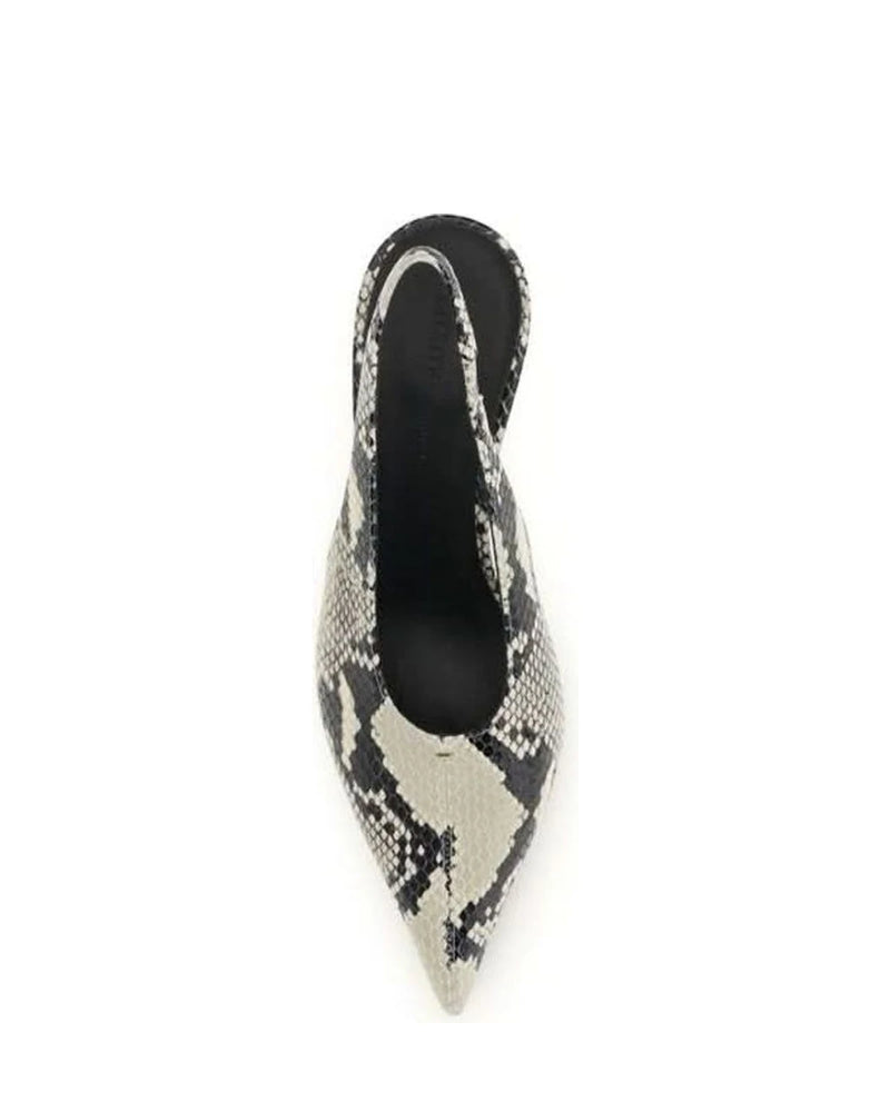 Khaite Multicolor Calf Leather Bos Taurus High Heel Pumps Glam Steals